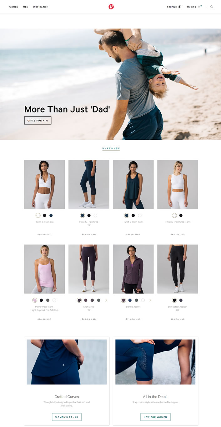 瑜伽服装品牌:露露柠檬(lululemon athletica)阅读(2456)