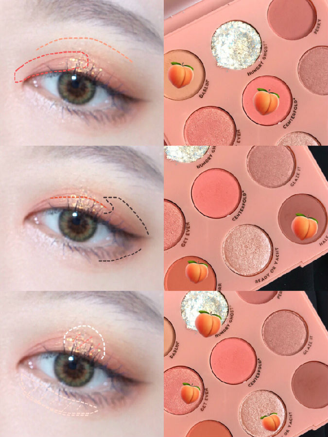 卡乐泡泡colourpop baby got peach桃子盘试色测评最新