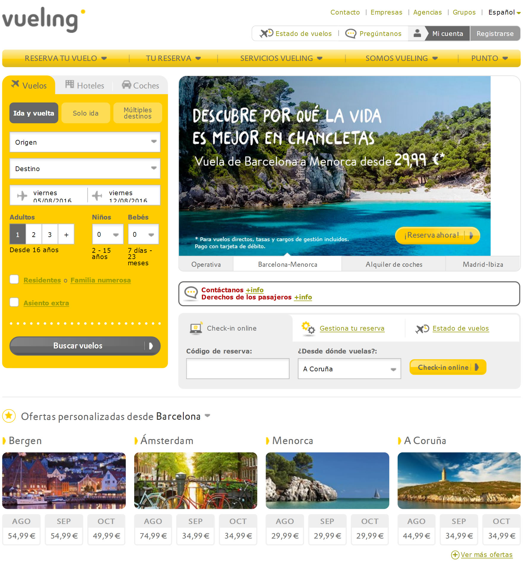 西班牙伏林航空公司：Vueling_欧洲购物网站_折扣快报_返券网
